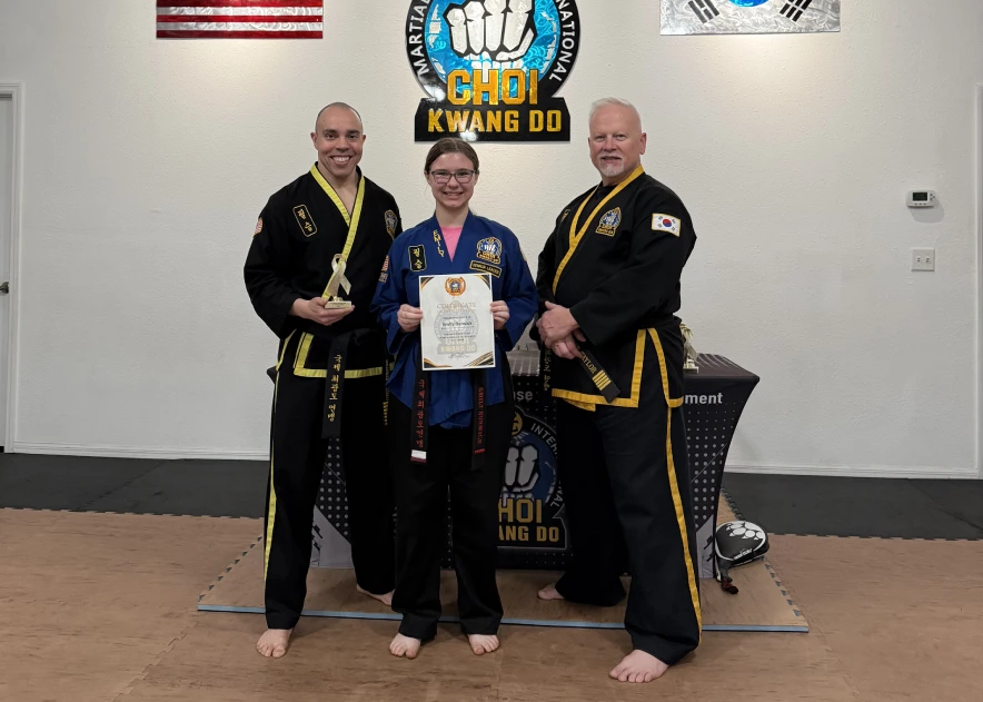 teens in High Springs martial arts class improving focus, discipline, and listening skills through martial arts training